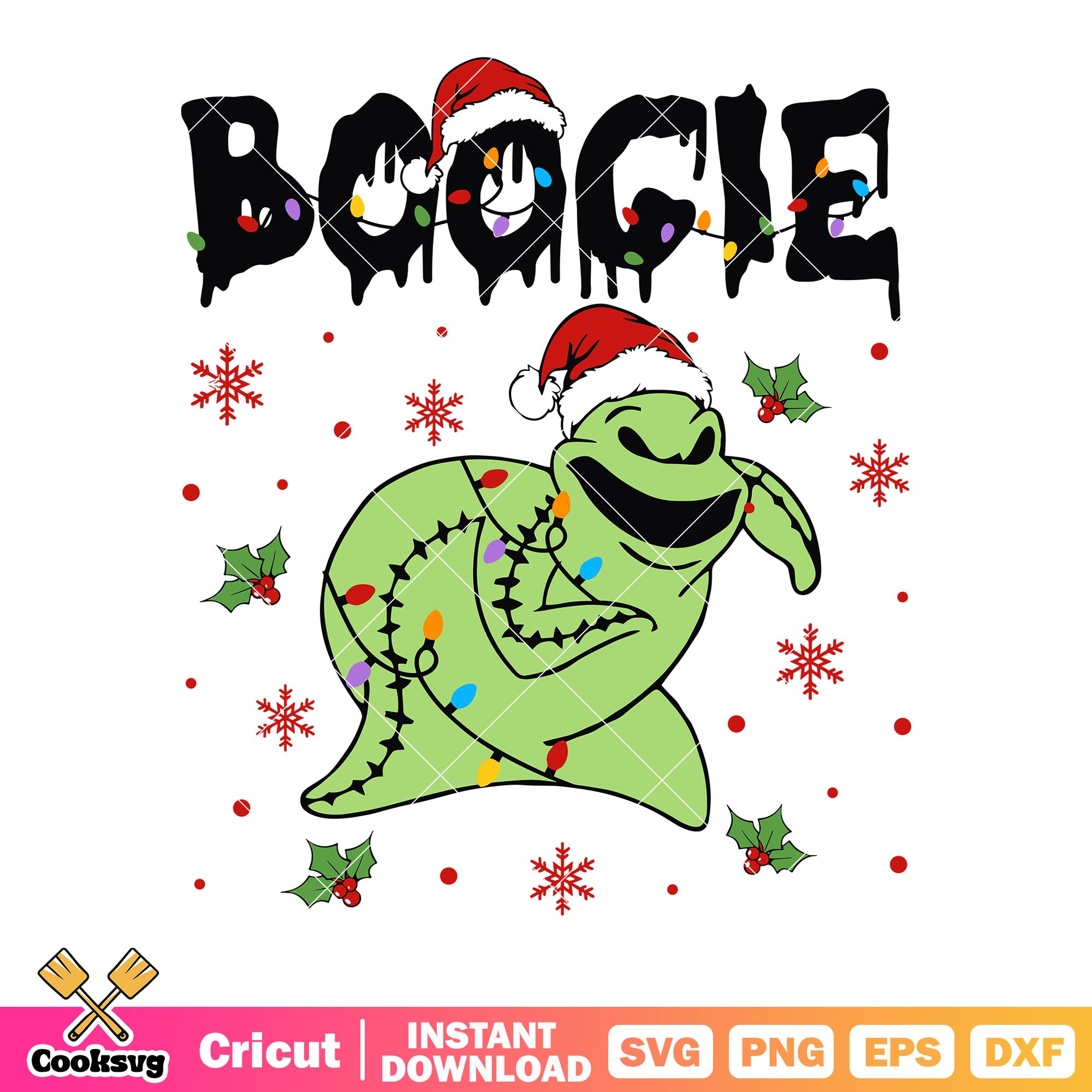 Boogie santa claus hat svg, green mummy svg, halloween night svg – Cooksvg