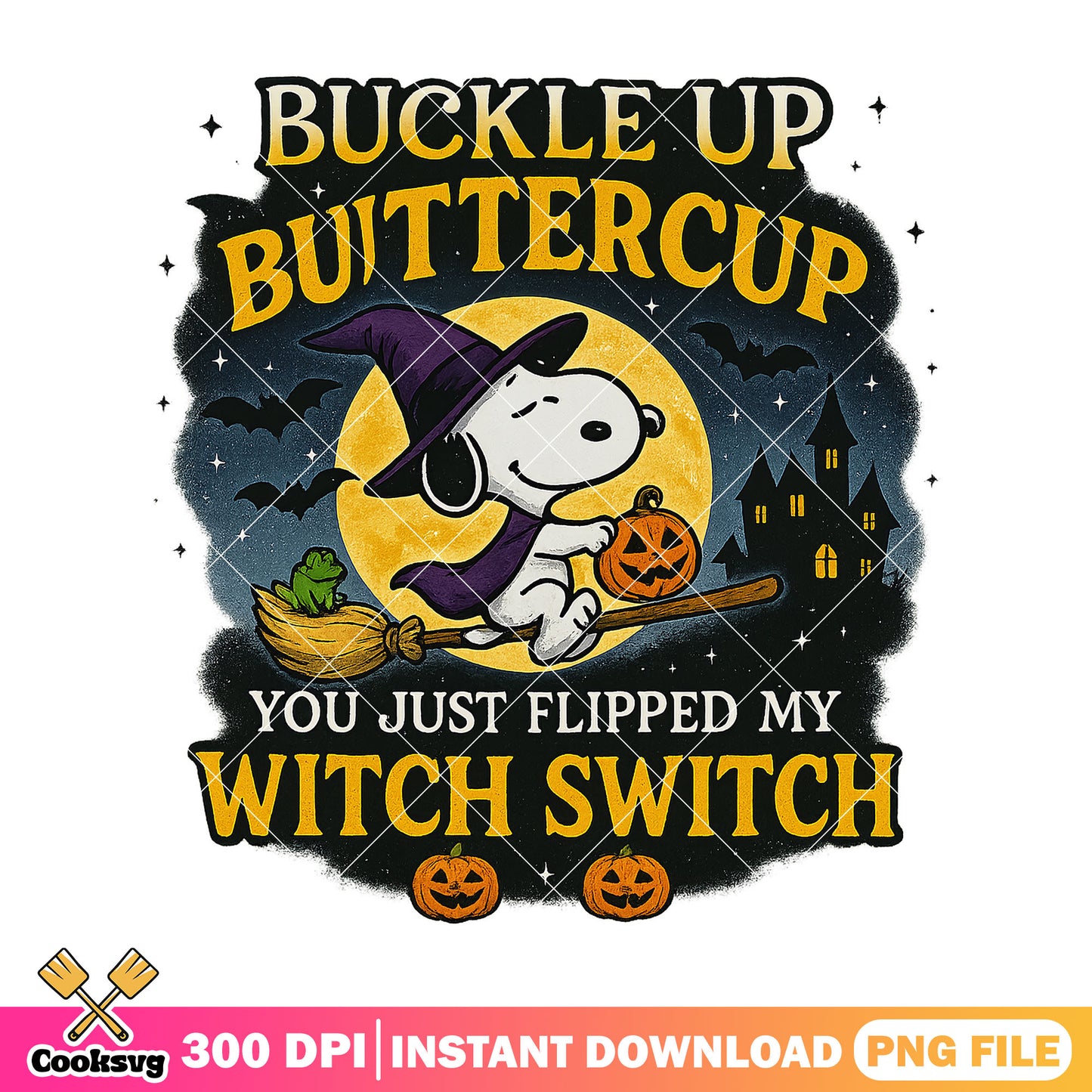 Boo snoopy witch switch png, halloween costume png, snoopy dog png