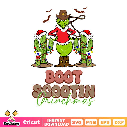 Boot scootin grichmas svg, scary bats svg, santa claus hat svg