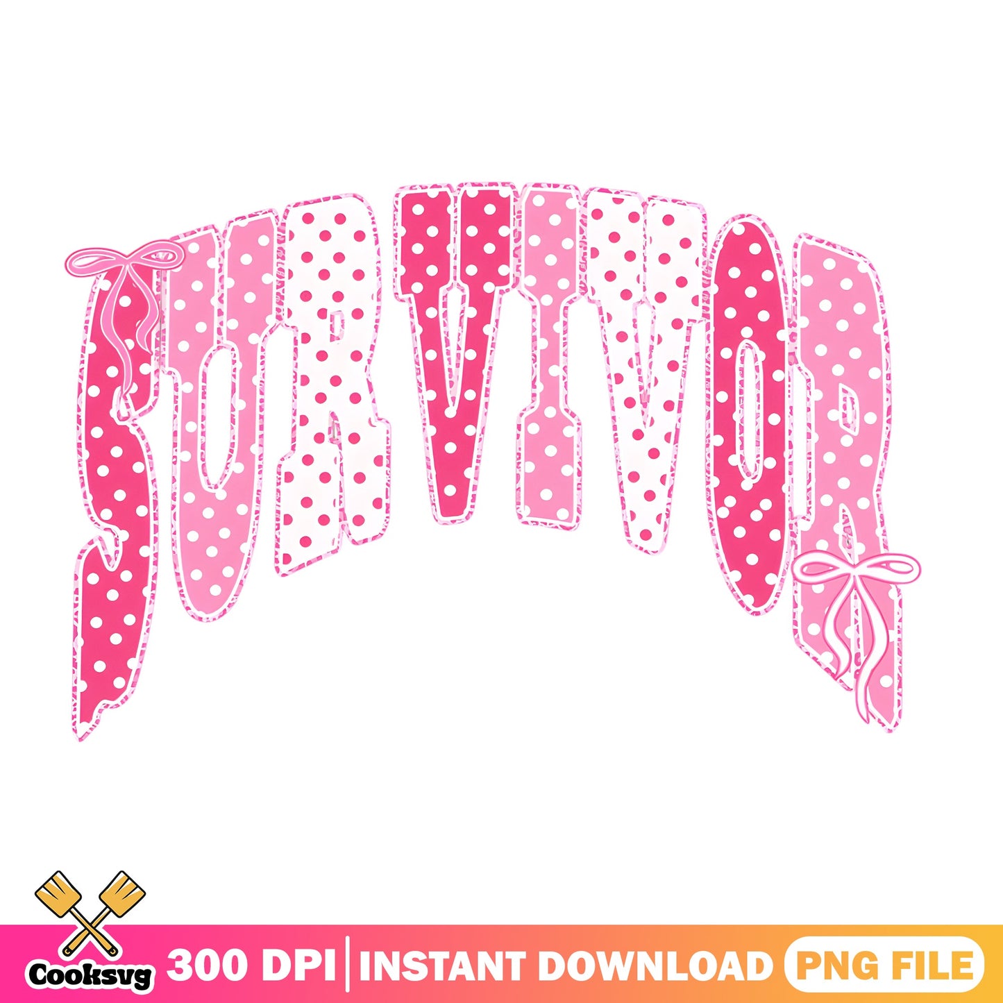 Breast Cancer Survivor PNG, Pink Ribbon Awareness PNG, Coquette Bow PNG