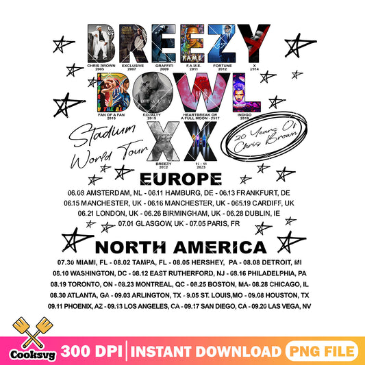 Breesy Bowl XX Europe png, Breesy Bowl png, chris brown png