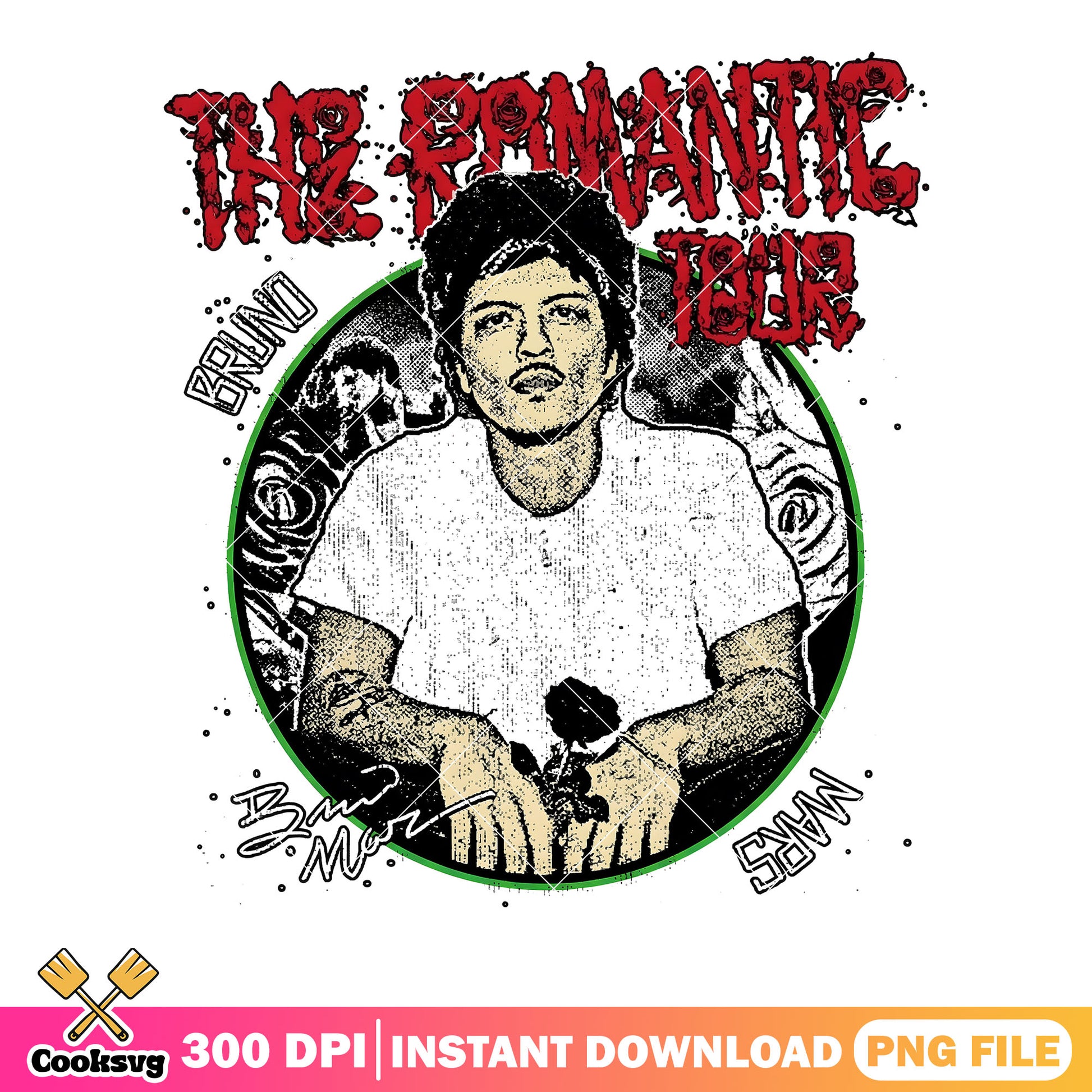 Bruno music tour poster png, bruno mars png, concert tour png