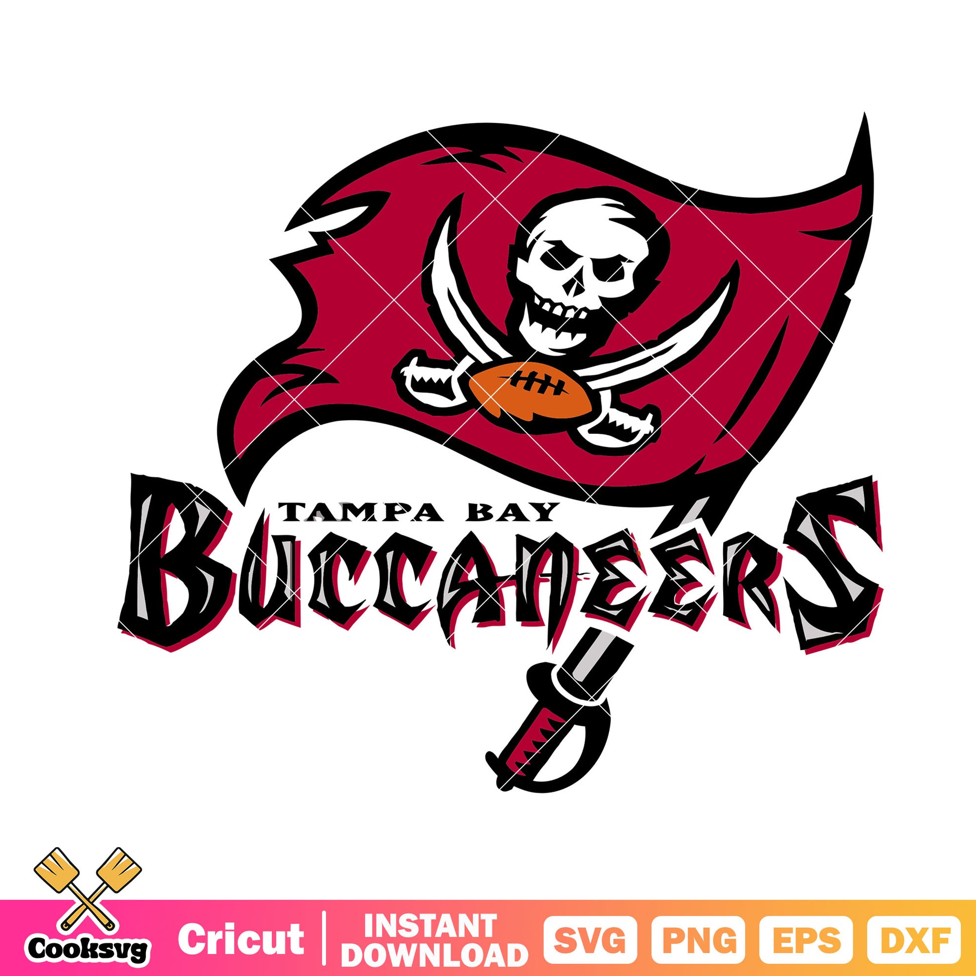 Bucs nfl football team svg, tampa bay buccaneers svg, afc south svg