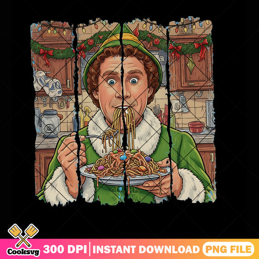 Buddy the elf png, christmas movie png, christmas elf​ png
