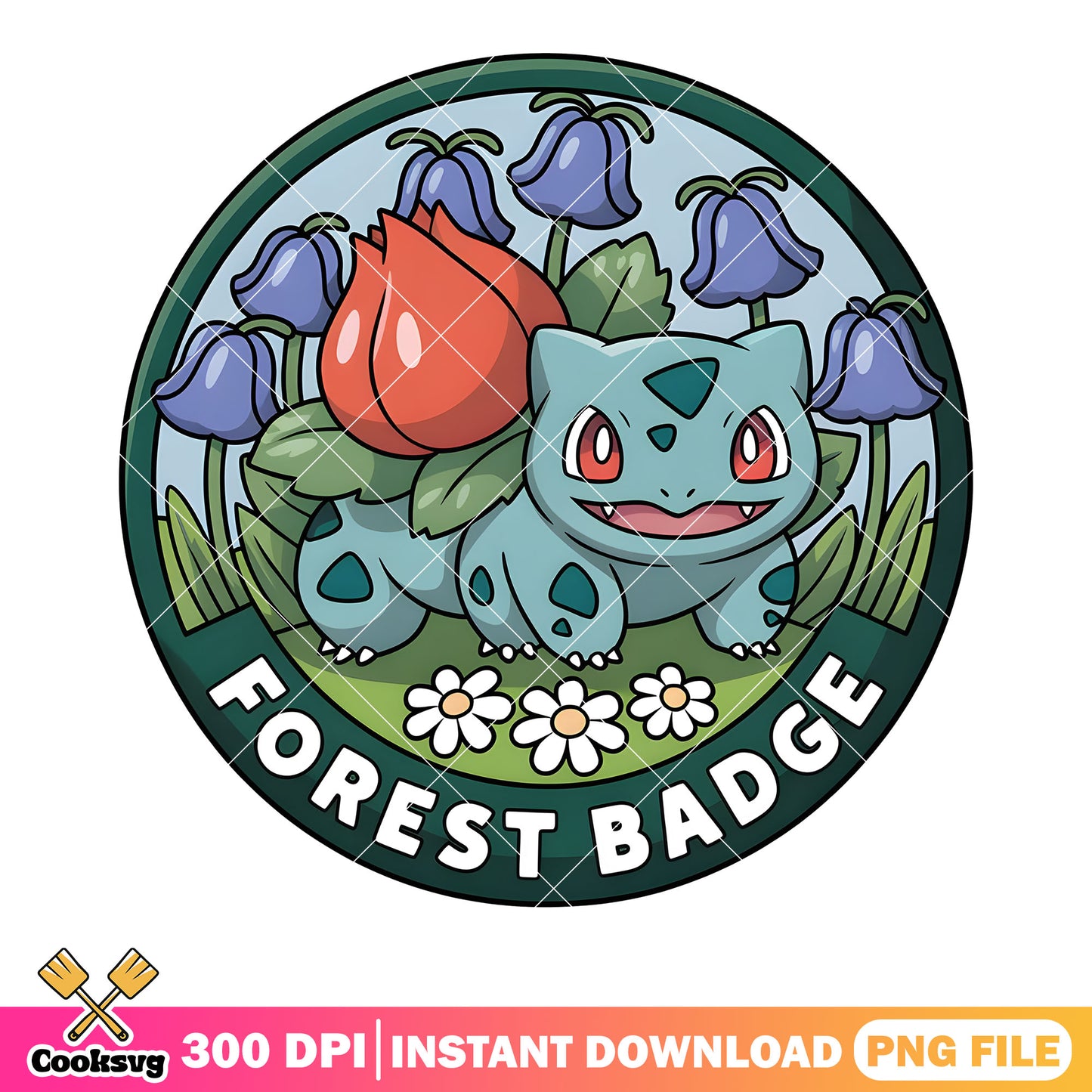 Bulbasaur poster forest badge png, pokemon bulbasaur png, pokemon movie png