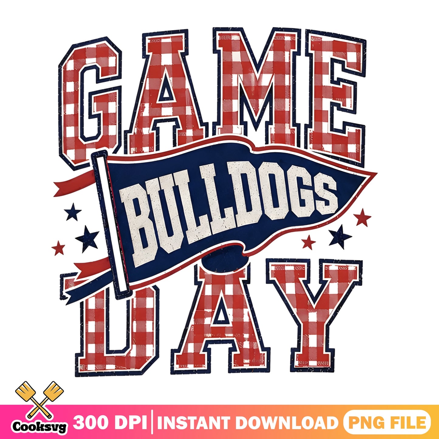 Bulldogs Game Day PNG, Football Game Day PNG, Team Spirit PNG