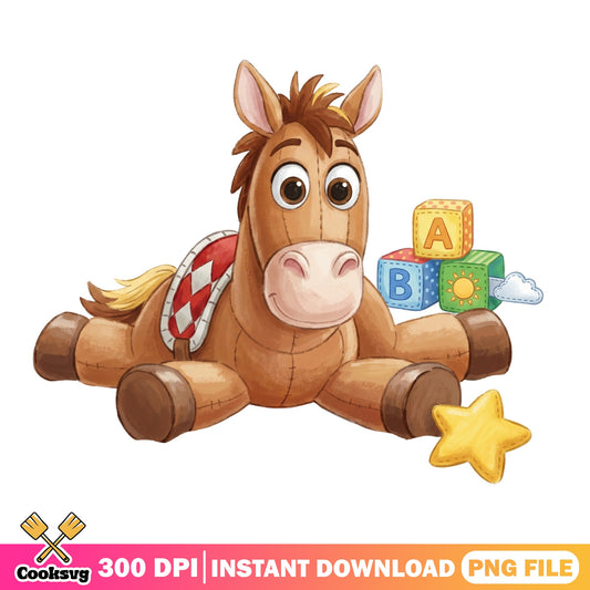 Bullseye Toy Story PNG, Disney Pixar PNG, Toy Story Character PNG