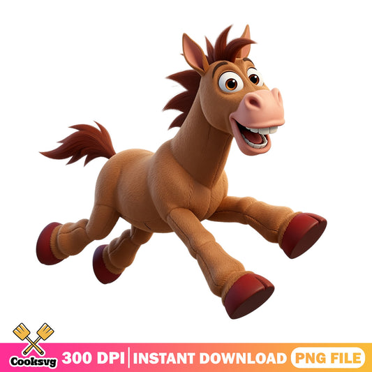 Bullseye Toy Story PNG, Disney Pixar PNG, Toy Story Horse PNG