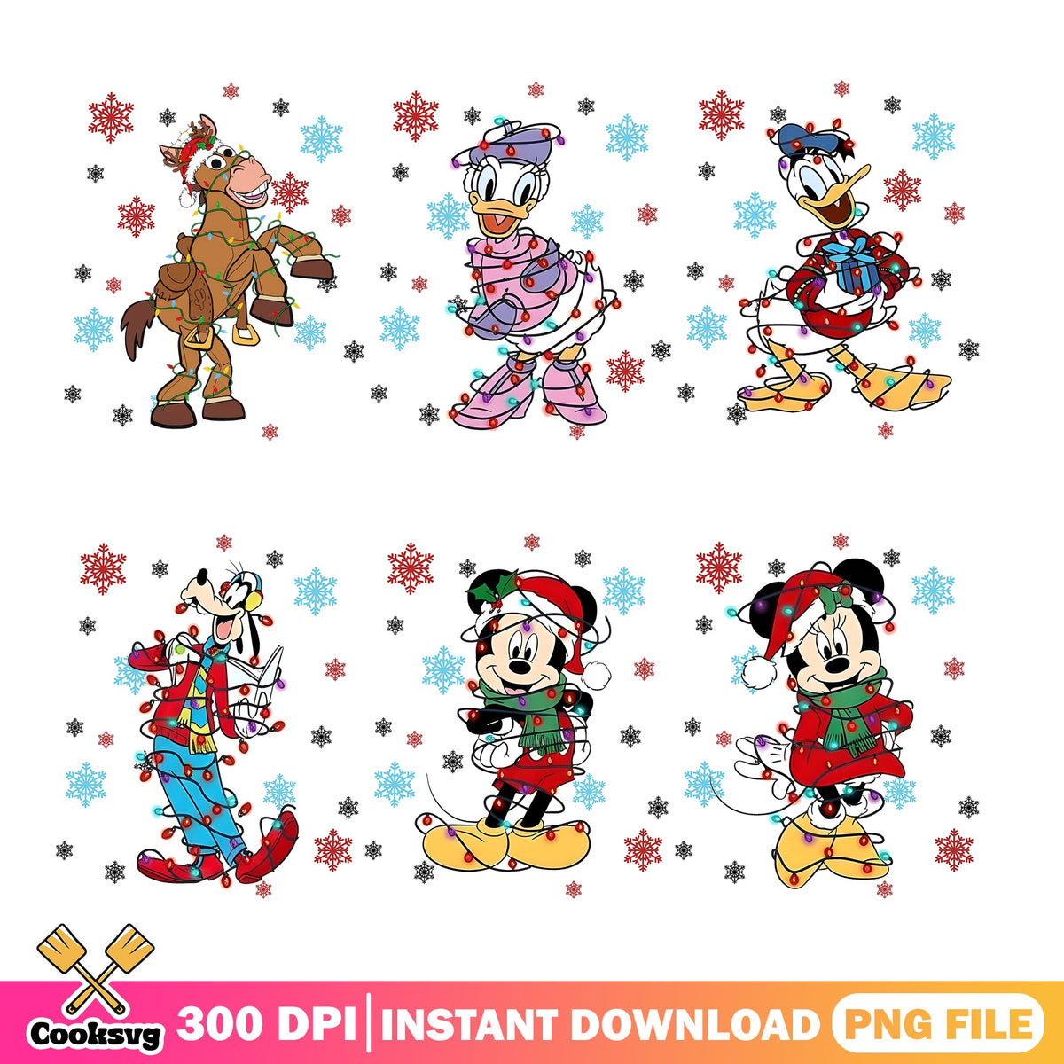 Bundle_124_disney_christmas_character