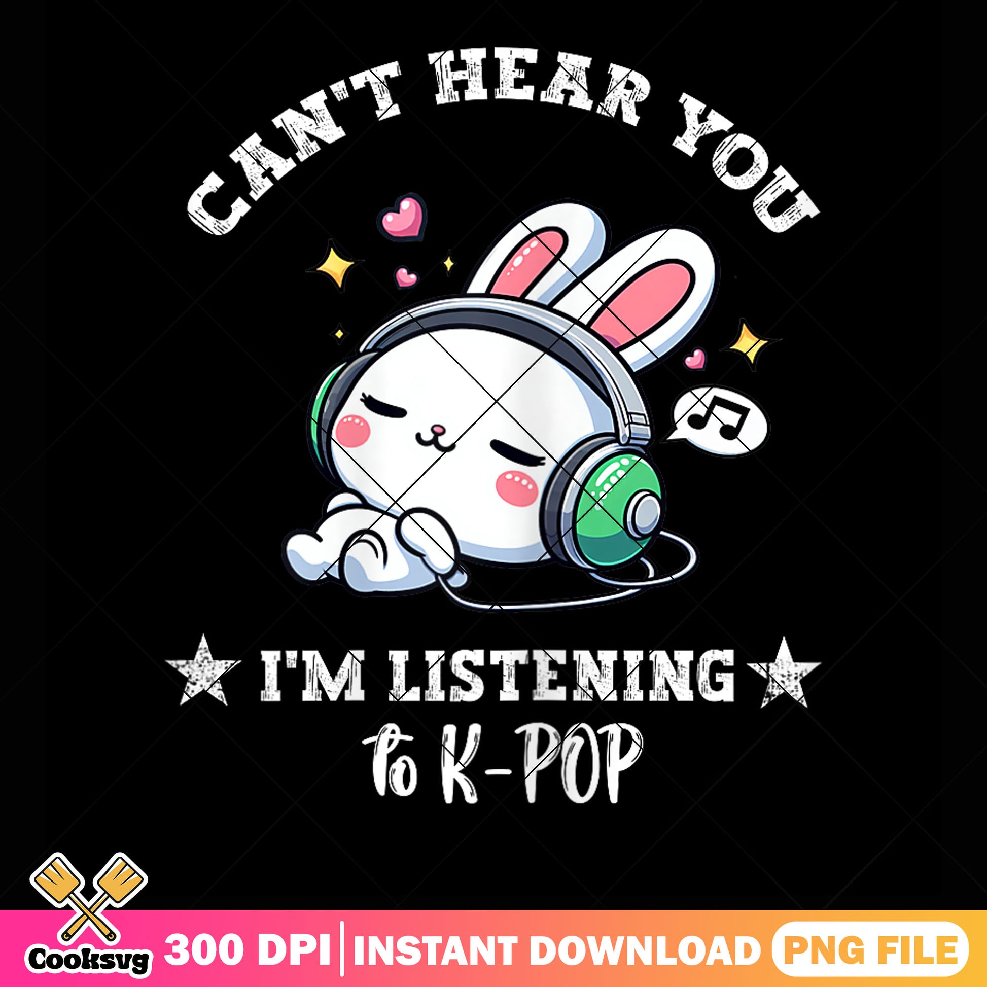 Bunny listen to kpop png, huntrix kpop png, funny memes png