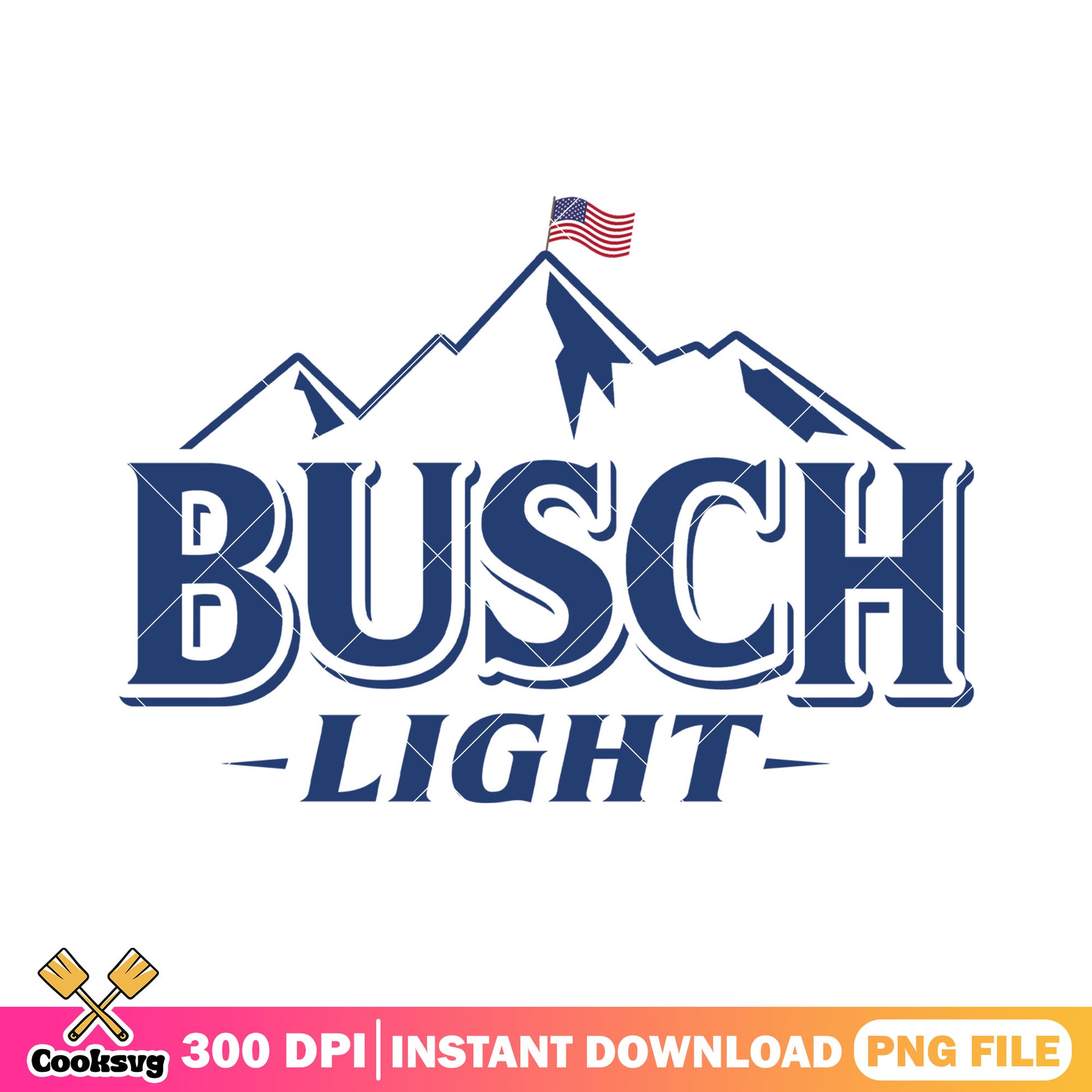 Busch light blue logo png, apple busch light png, busch light beer png