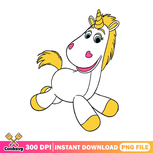 Buttercup Unicorn Toy Story PNG, Disney Pixar PNG, Toy Story PNG