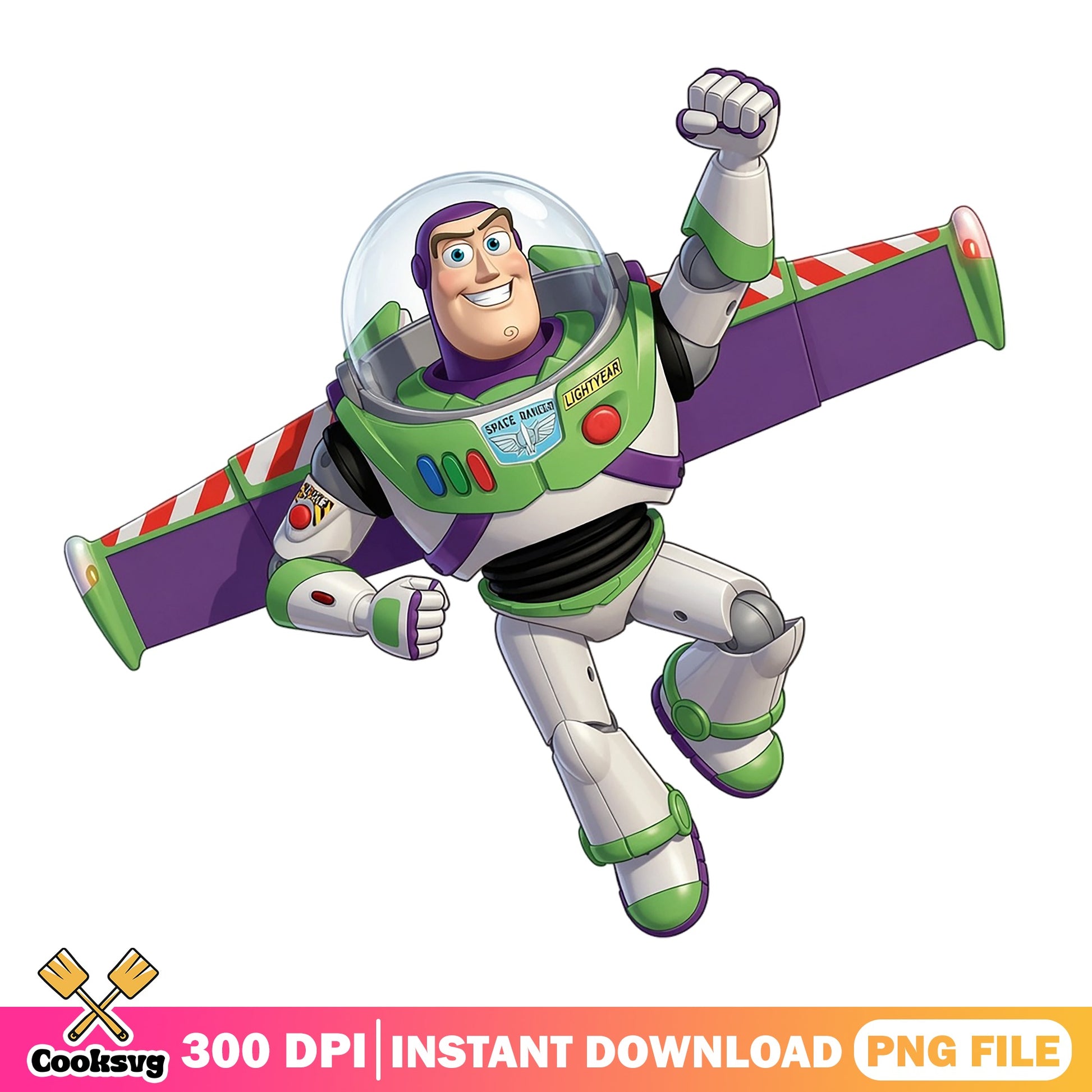 Buzz Lightyear Flying Toy Story PNG, Disney Pixar PNG, Toy Story PNG