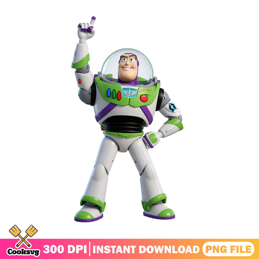 Buzz Lightyear Toy Story PNG, Disney Pixar PNG, Clipart PNG