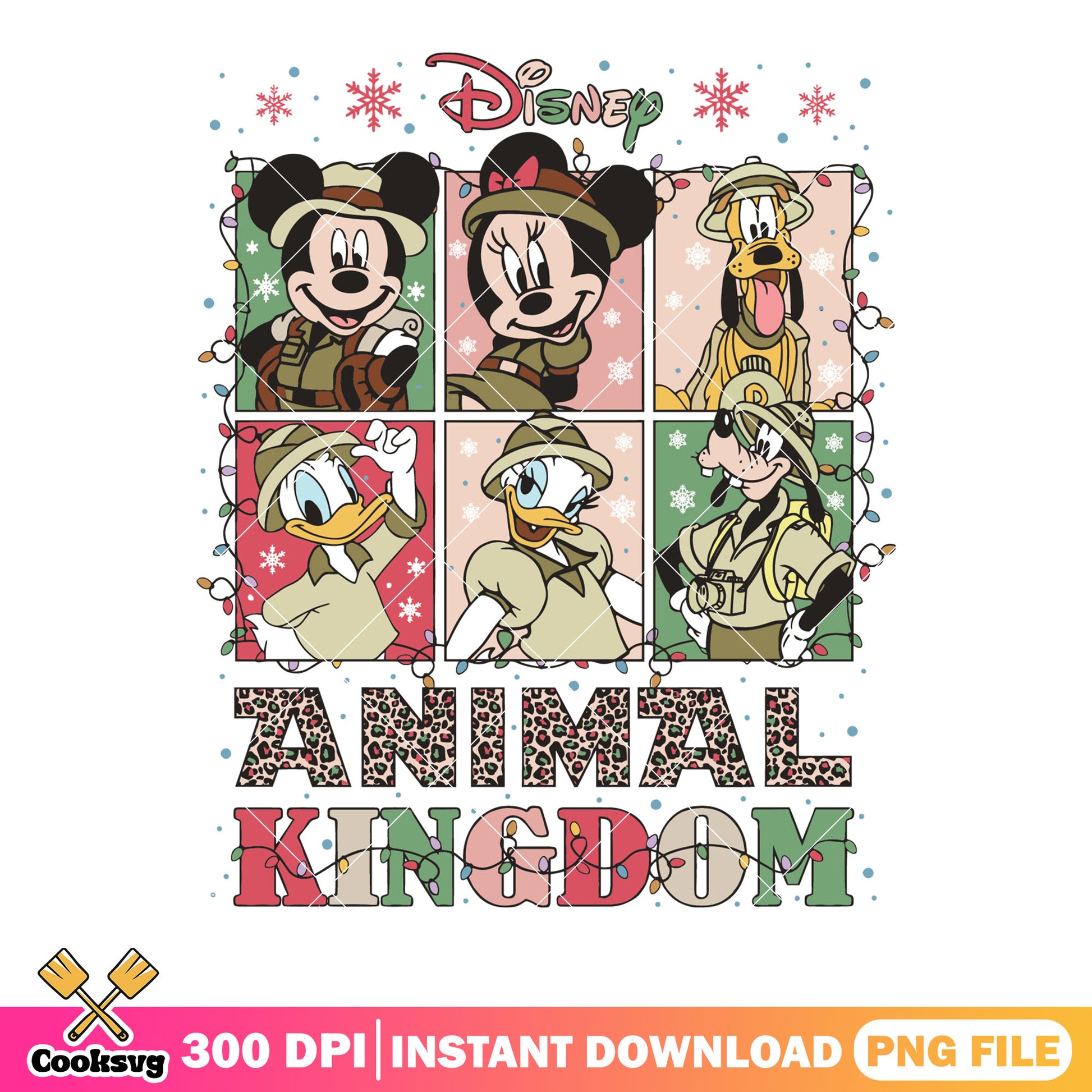 CHristmas vibes animal png, merry christmas png, mickey and friends png