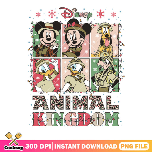 CHristmas vibes animal png, merry christmas png, mickey and friends png