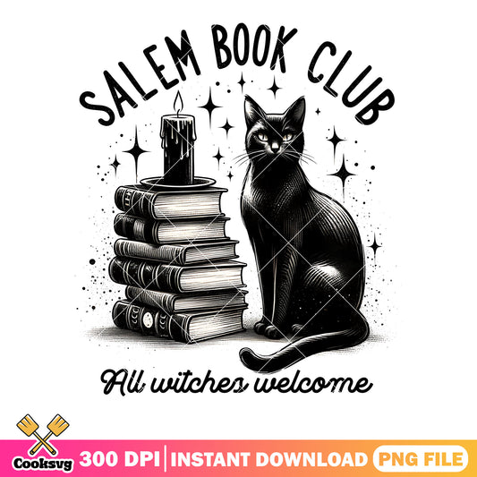 Candle and the black cats png, pile of books​ png, halloween png