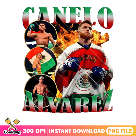 Canelo fire design png, canelo boxer png, canelo alvarez​ png