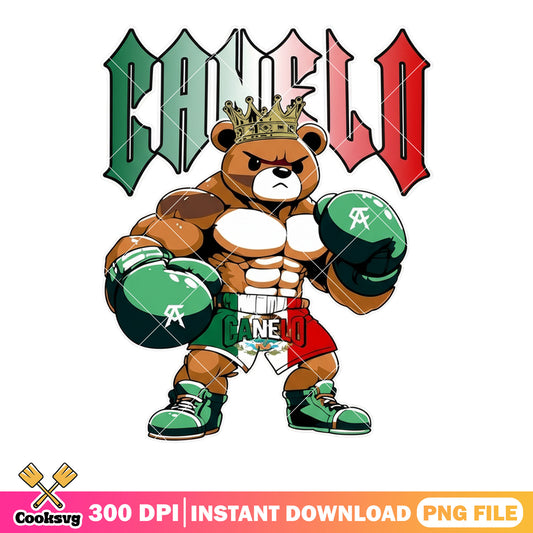 Canelo mexico bear png, canelo vs crawford​ png, canelo​ png