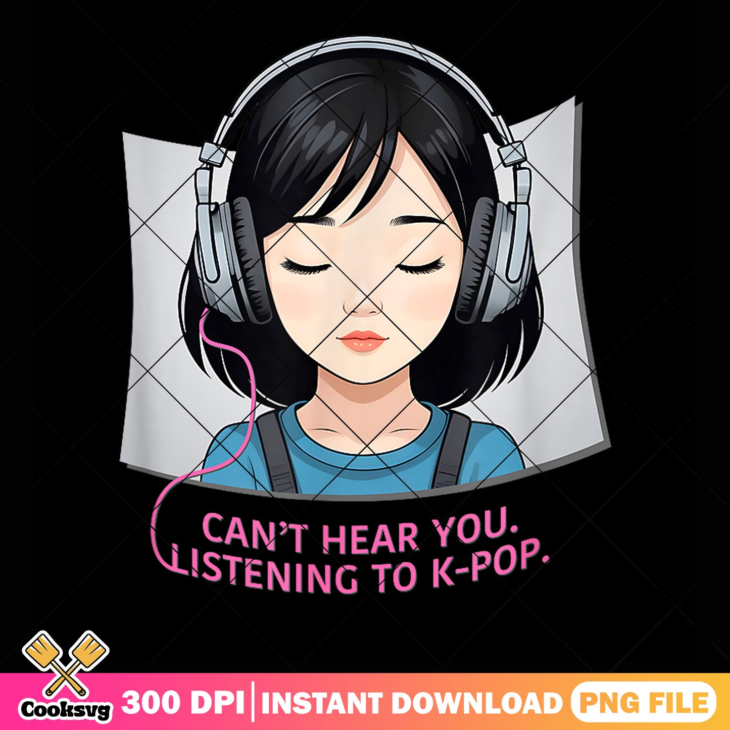 Cant hear you kpop fans png, funny memes png, love saja boys png