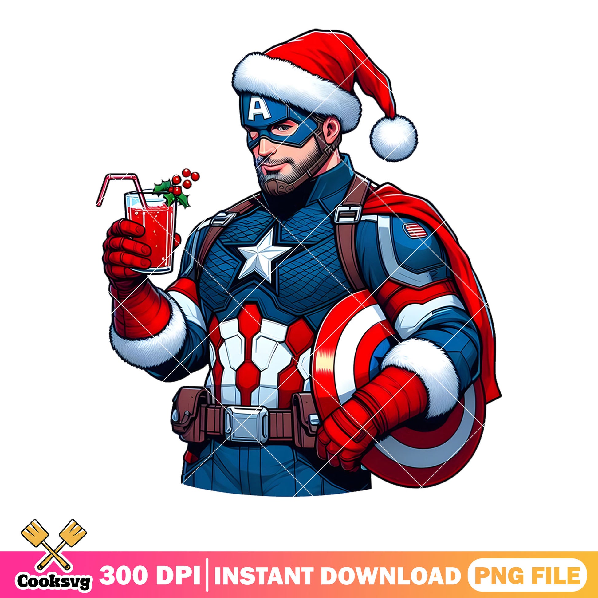 Captain America marvel png, cocktail decoration png, shield png