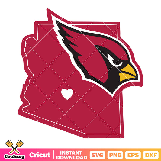 Cardinals from arizona svg, nfl svg, national football leauge svg