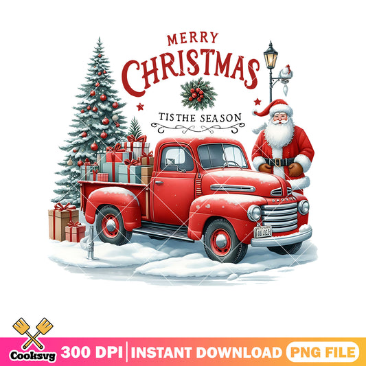 Car merry christmas tis the season png