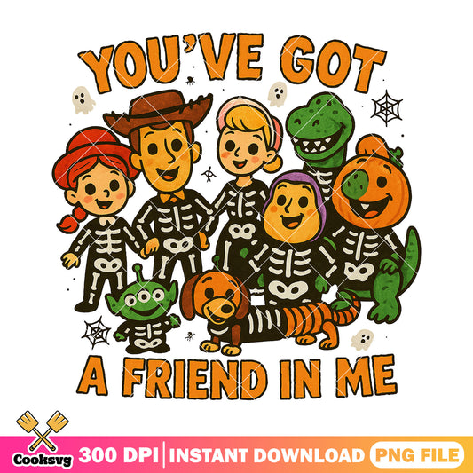Cartoon toys halloween png, halloween cartoon png, toy story png