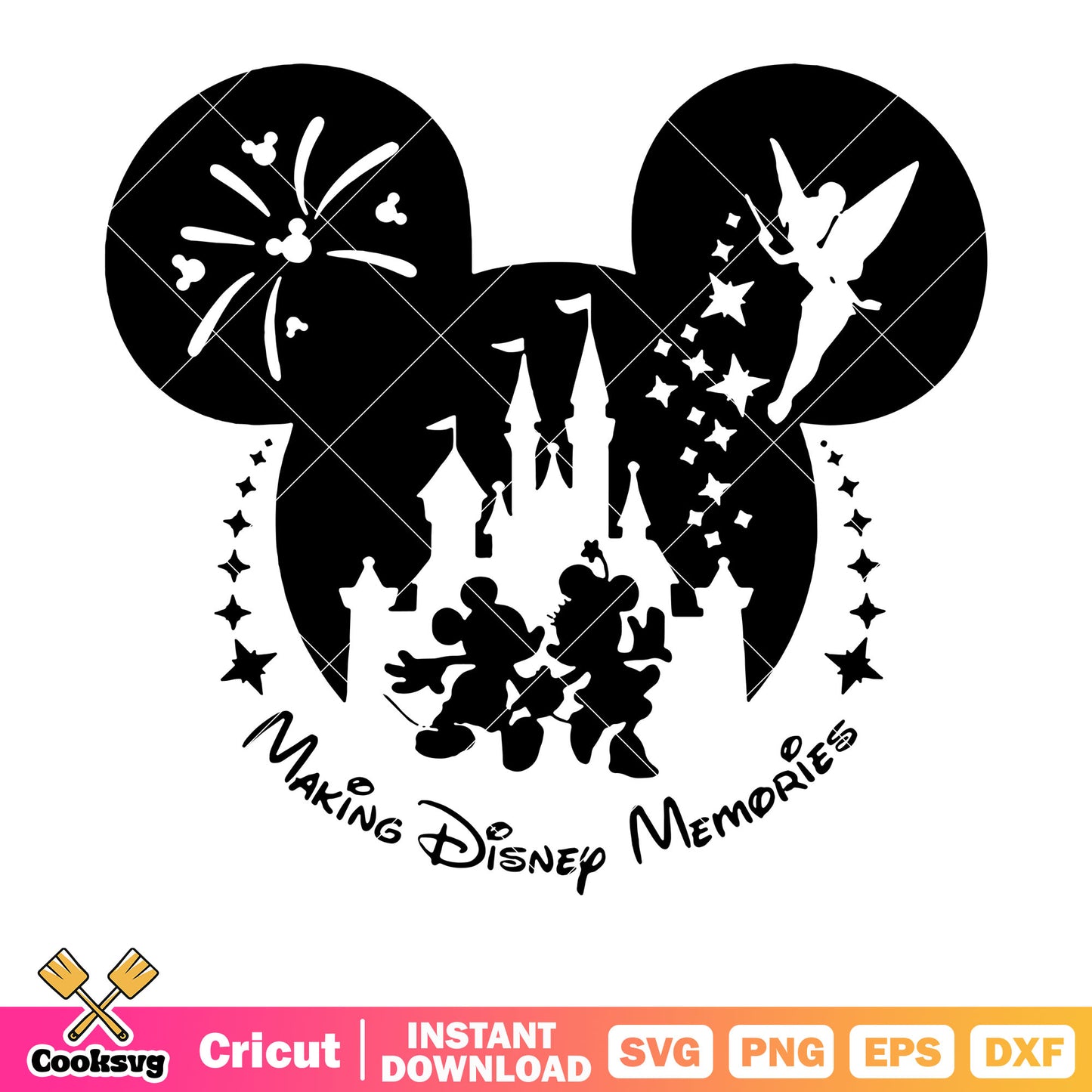 Castle minnie making disney memories svg, making disney memories svg