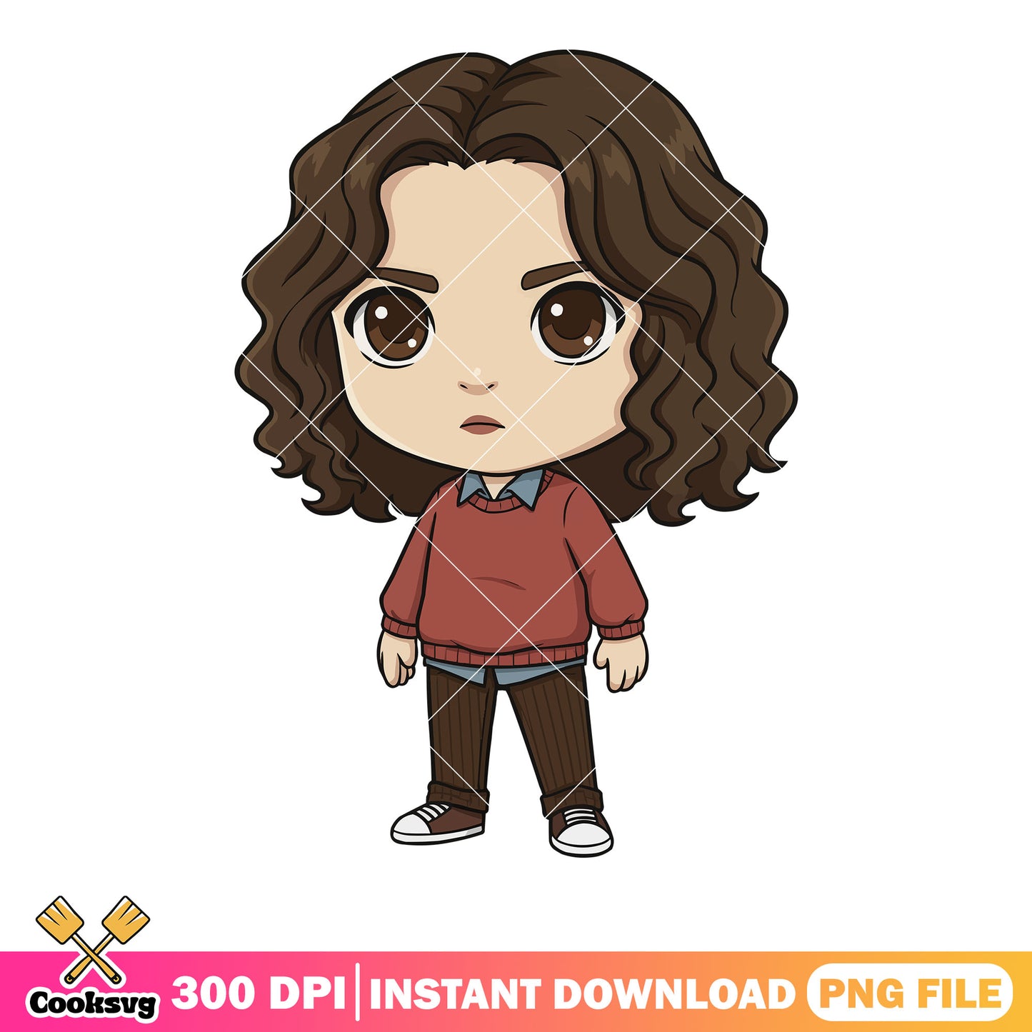 Character joyce chibi png, stranger things png, horror film best​​png