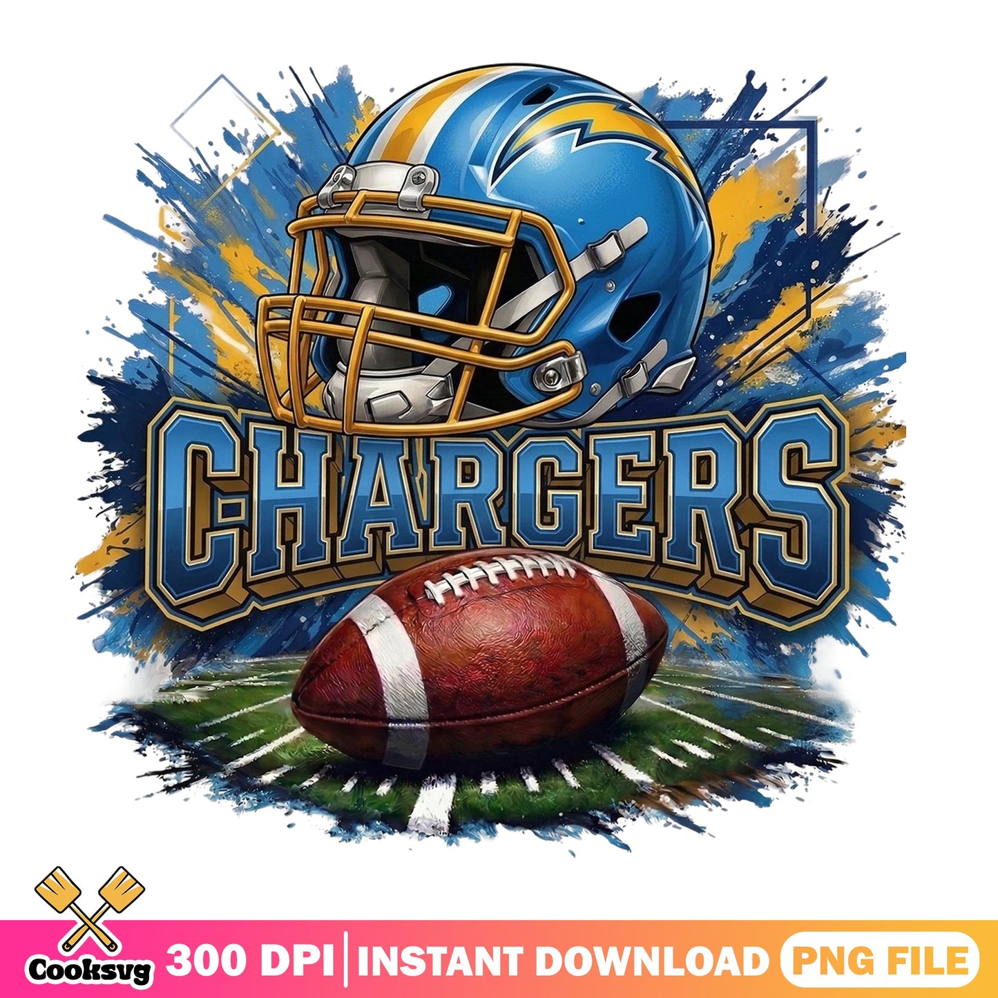 Chargers Football Helmet PNG, NFL Team PNG, Football PNG