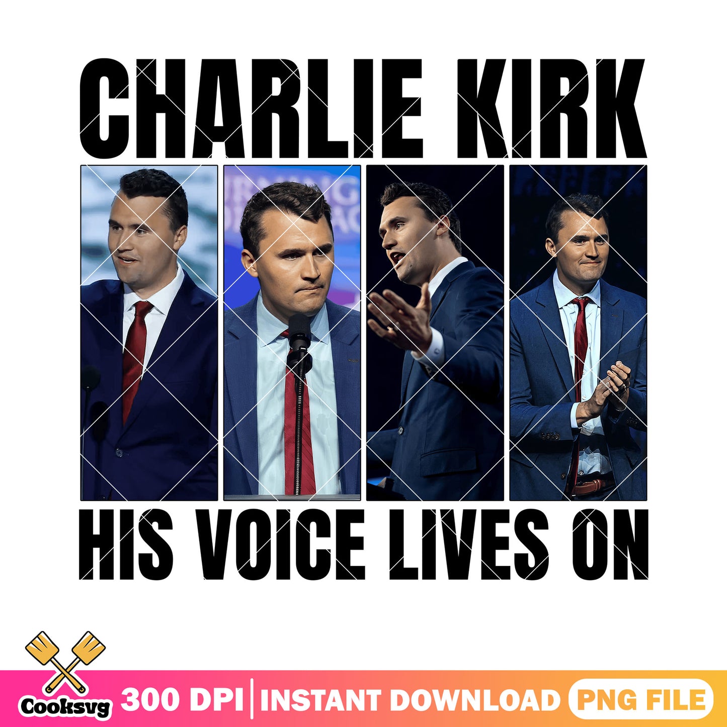 Charlie voice lives on png, Charlie Kirk png, Charlie rip png