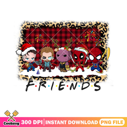Chibi christmas super png, strange thor thanos cute png, noel png