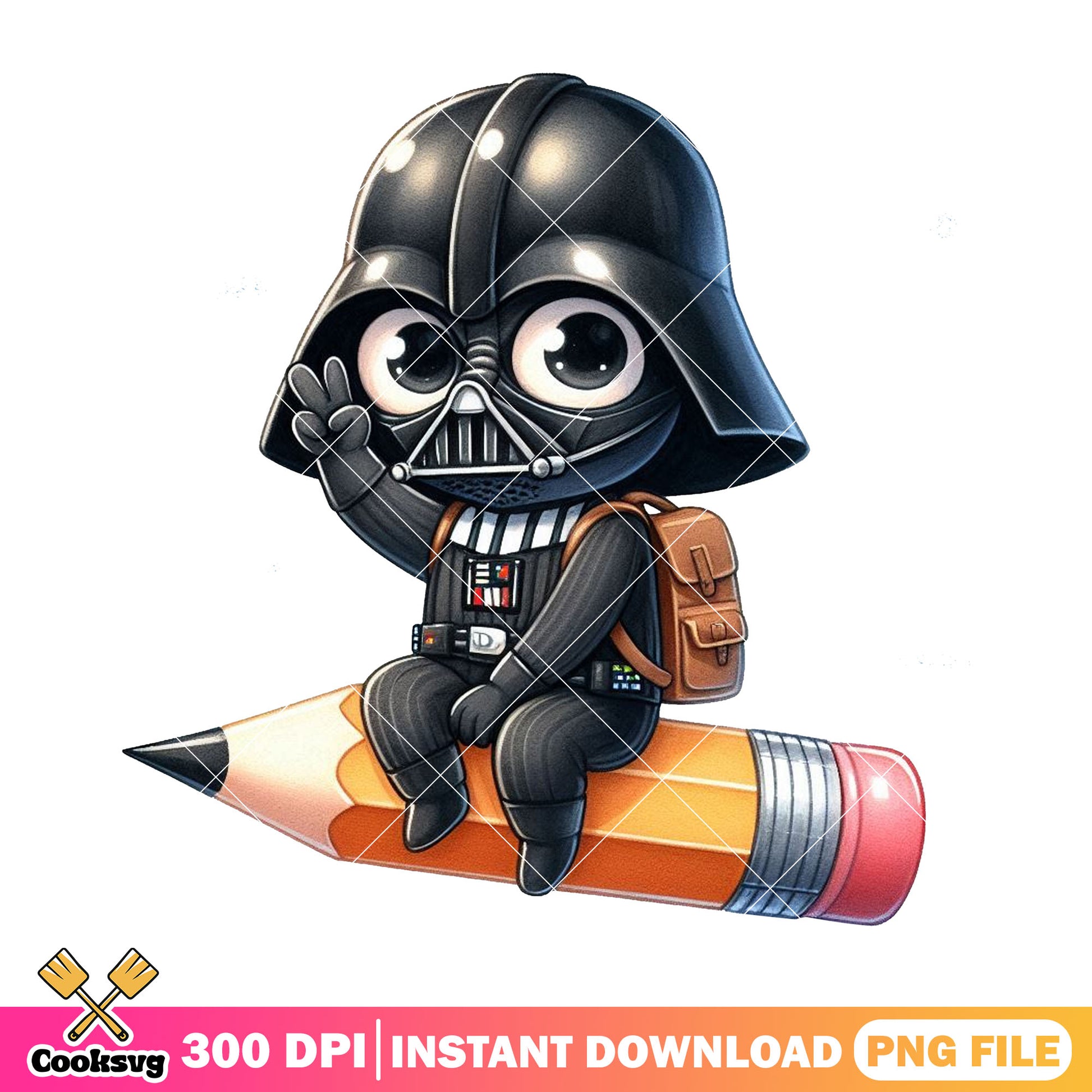 Chibi darth vader png, back to school outfit png, darth vader helmet png