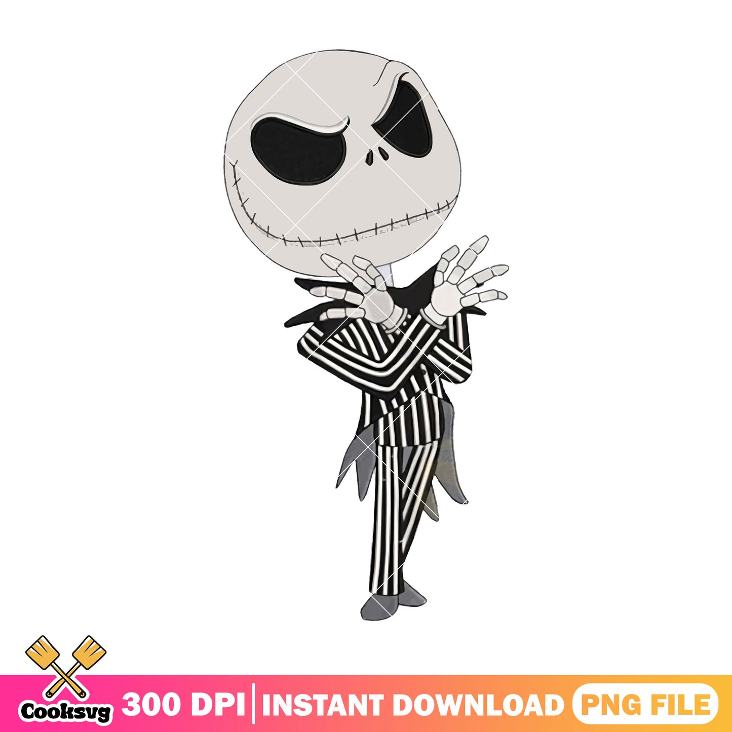 Chibi horror jack design png, jack cartoon png, this is halloween png