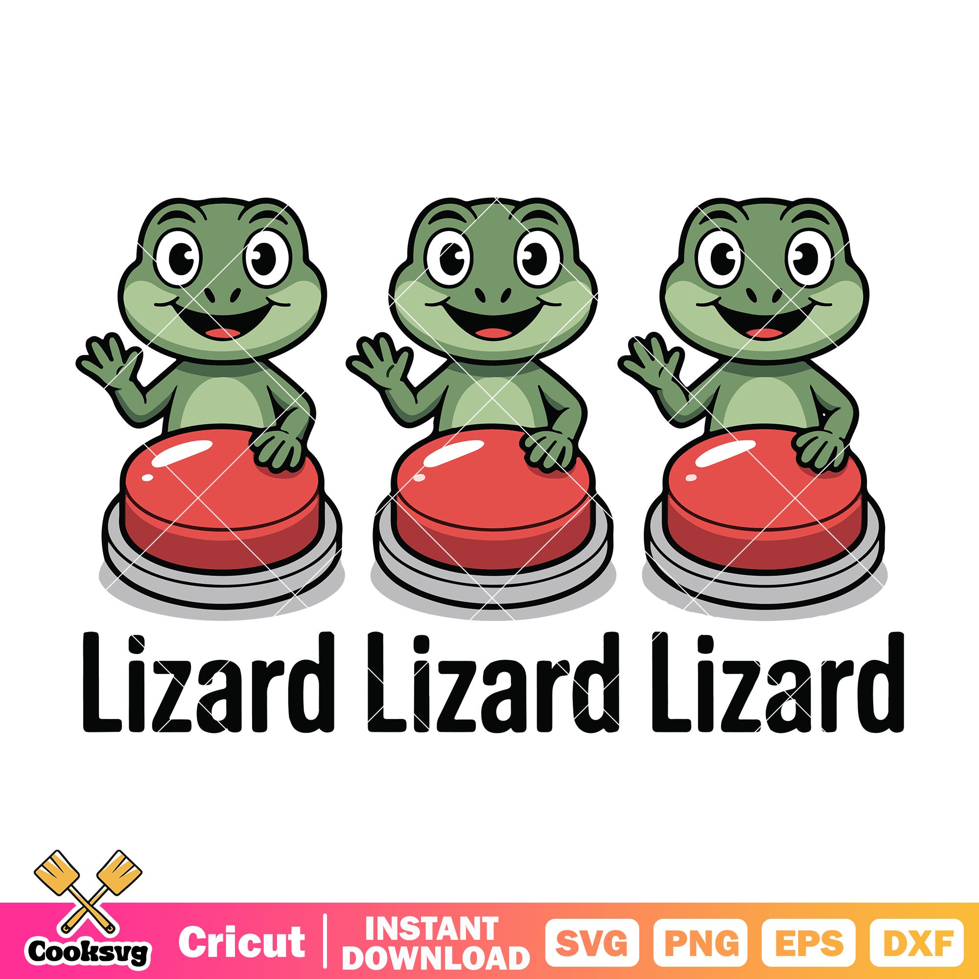 Lizard Click Chibi lizard meme button svg, lizard meme svg, elio lizard svg – Cooksvg