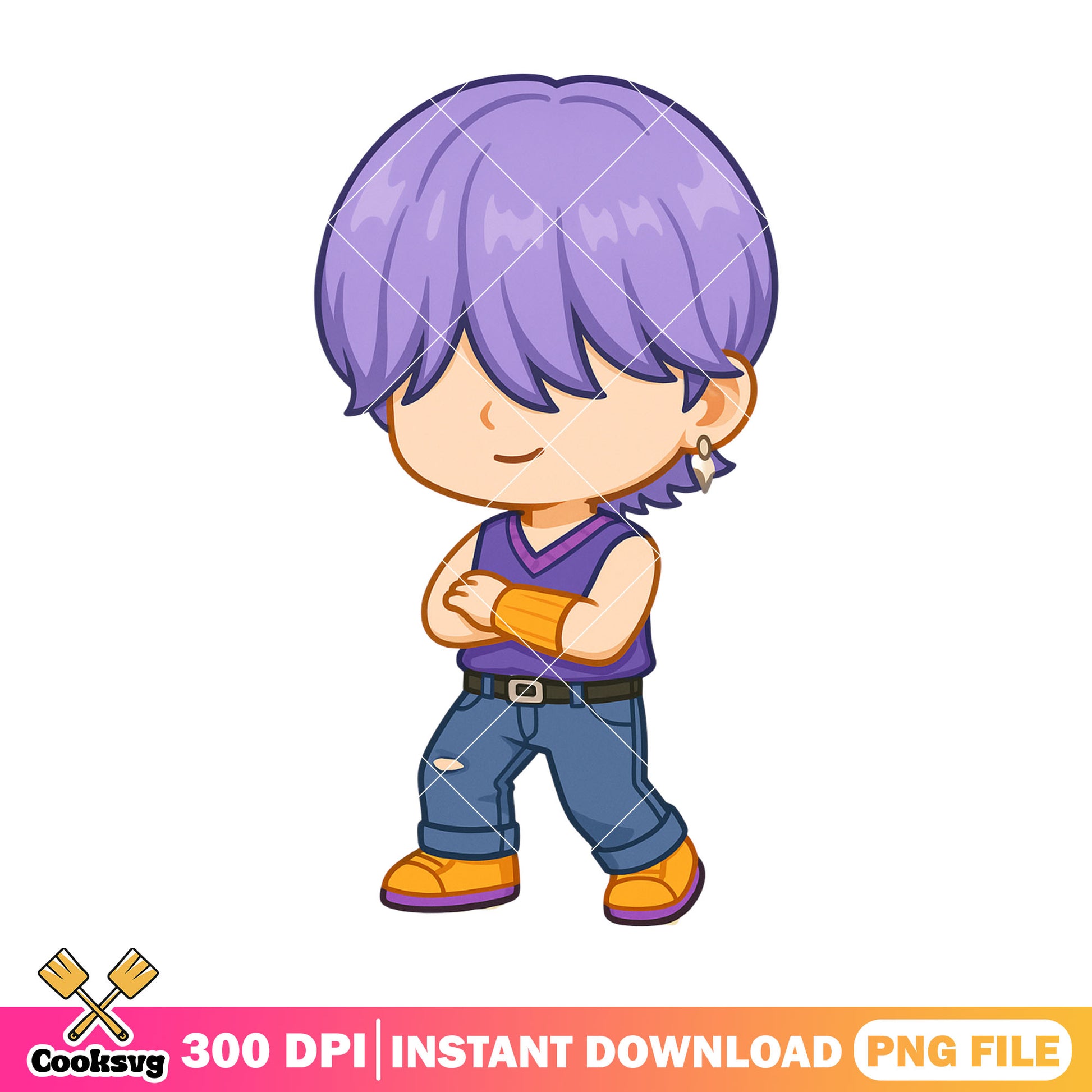 Chibi mystery dancing time png, mystery saja png, kpop saja png