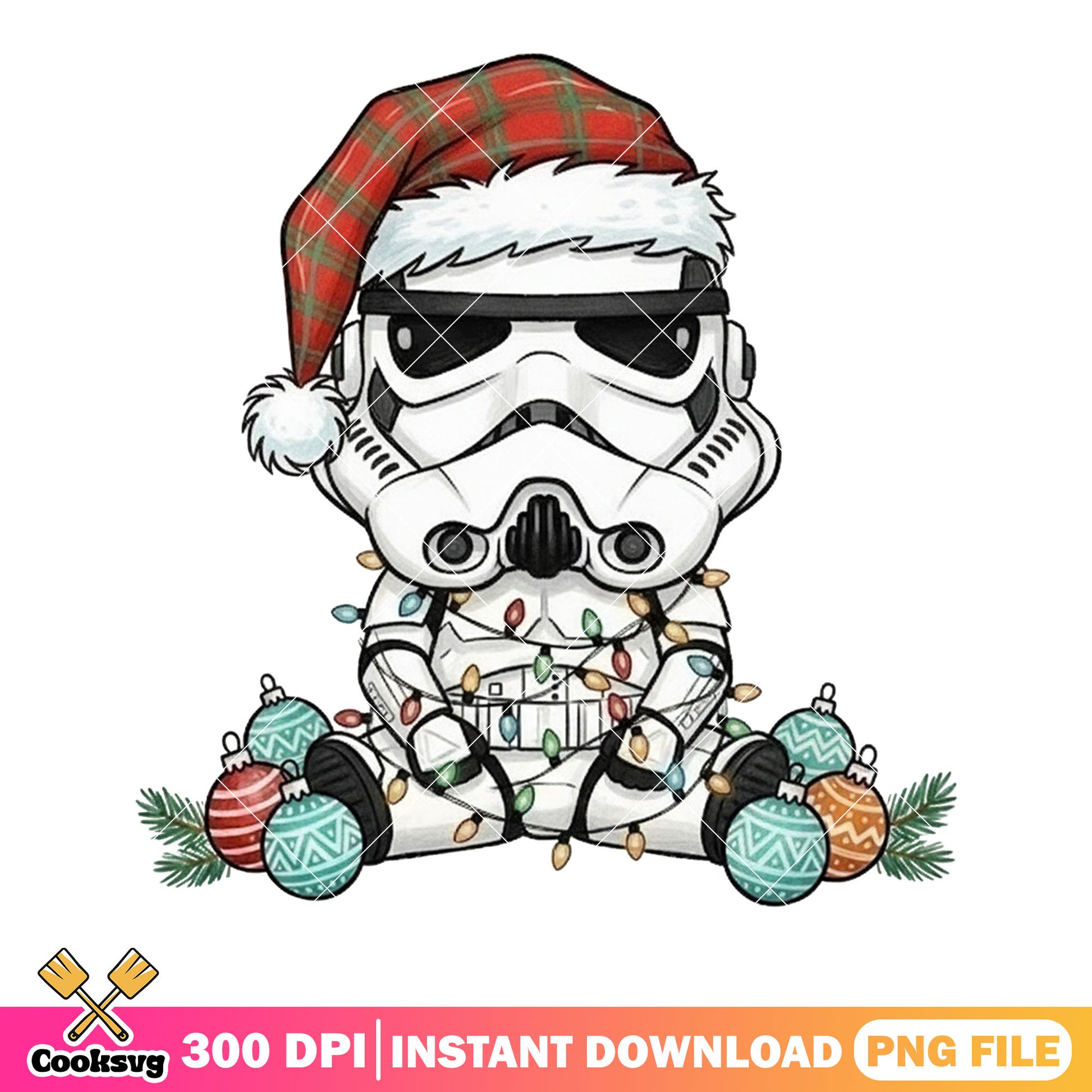 Chibi stormtrooper christmas png, star wars stormtrooper png, noel png