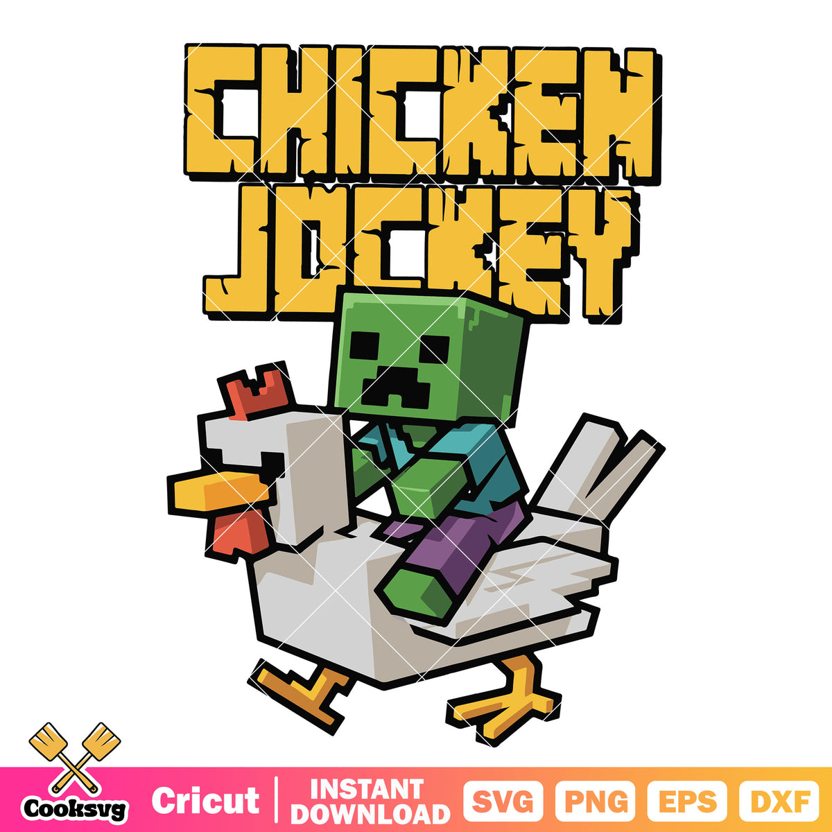 Chicken jockey minecraft movie svg, a minecraft movie svg – Cooksvg