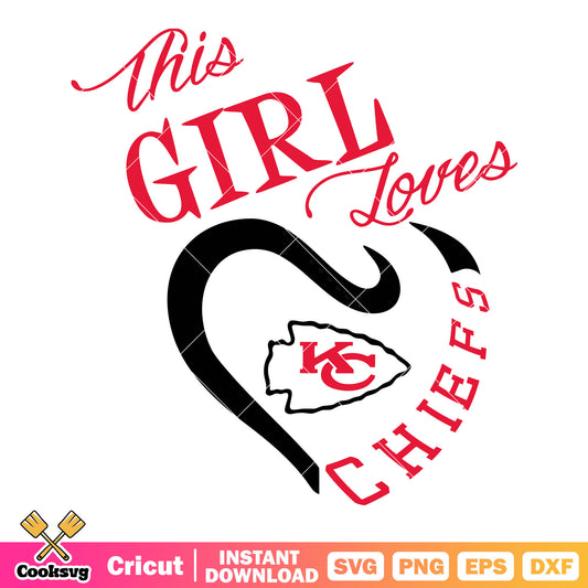Chief football svg, kansas city chief​ svg, nfl pigskin svg