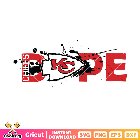 Chiefs dope kc team svg, kansas city svg, nfl teams svg