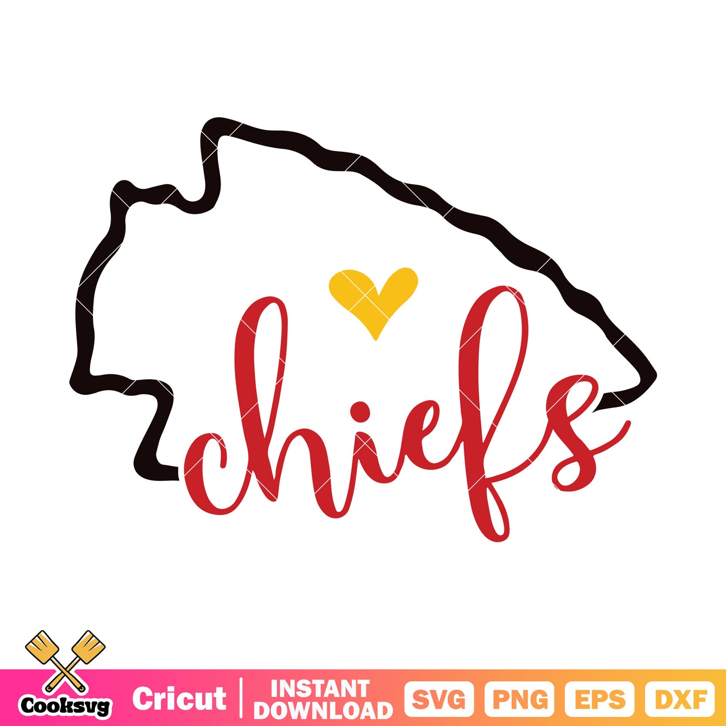 Chiefs kansas texans svg, chiefs svg, national football leauge​ svg