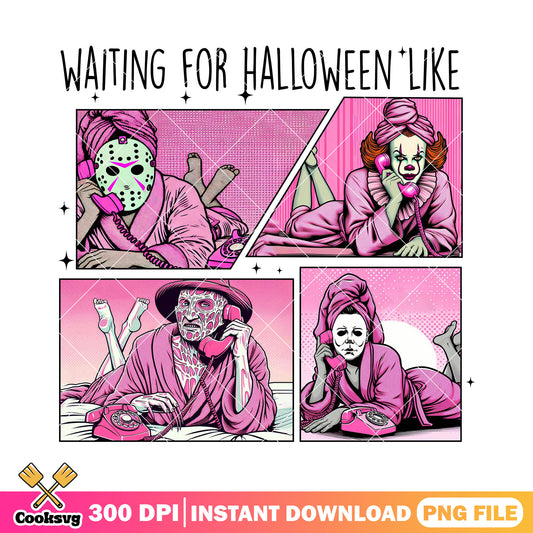 Chilling with murderer png, movies horror png, halloween spirit png