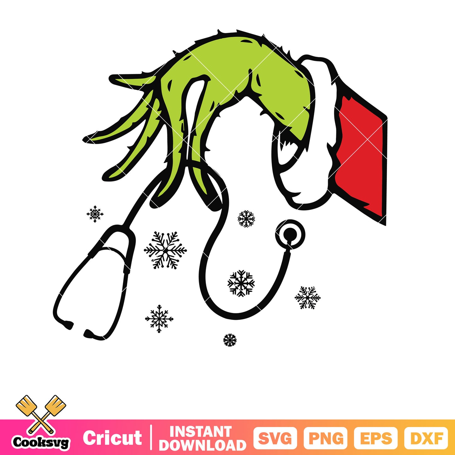 Christmas Nurse Grinch Santa Vibes svg, grinch nurse svg​, the grinch svg