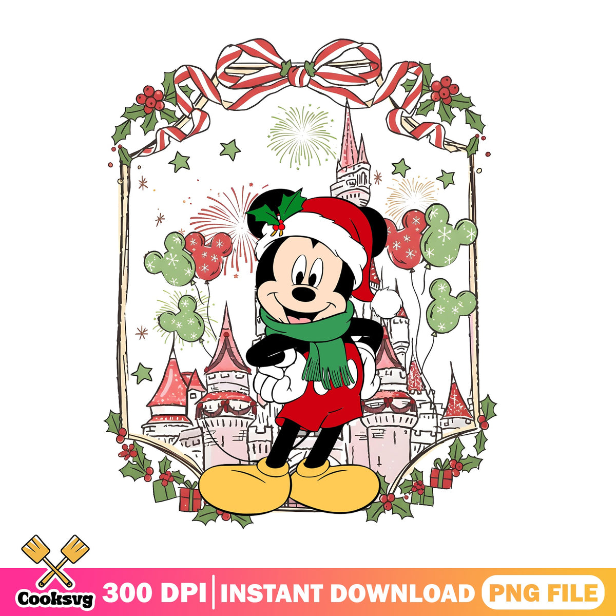 Christmas Light Mickey
