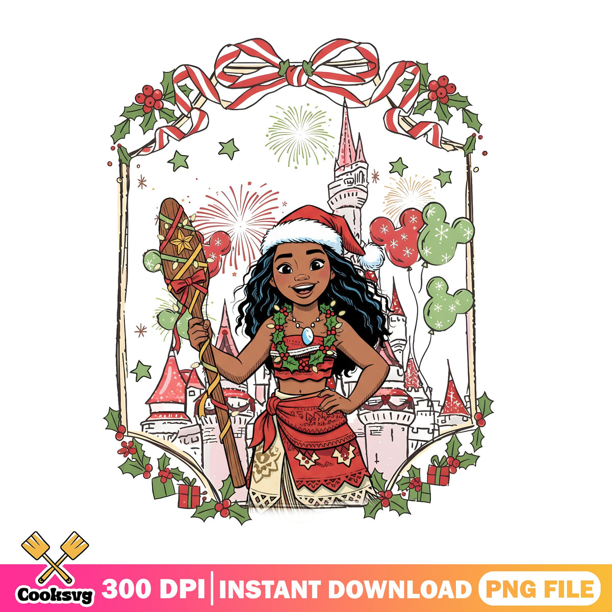 Christmas Light Moana