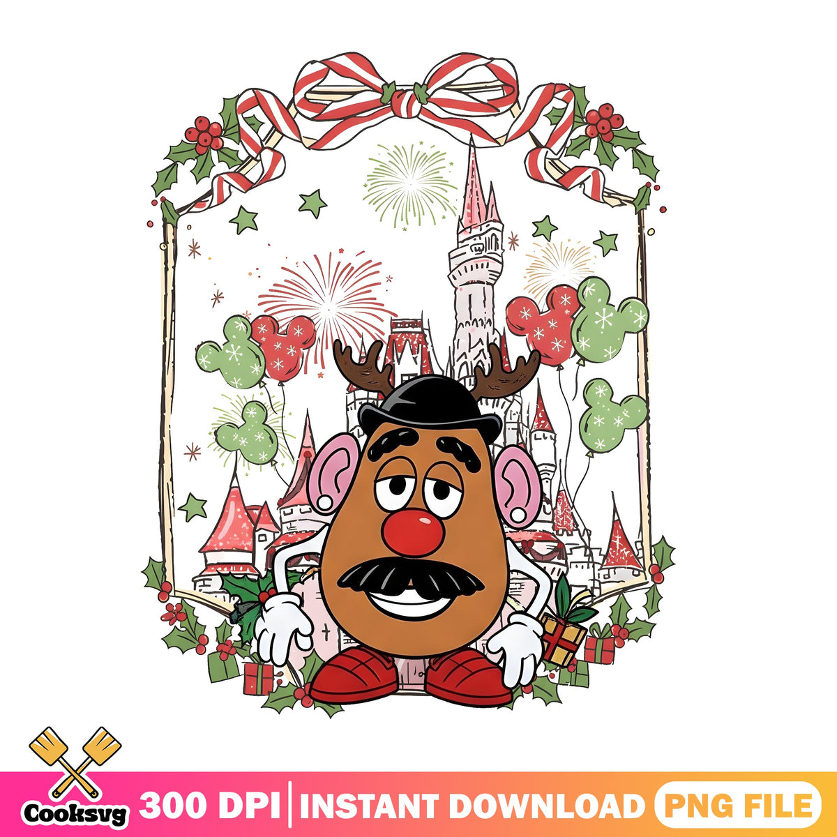 Christmas Light Mr Potato Head