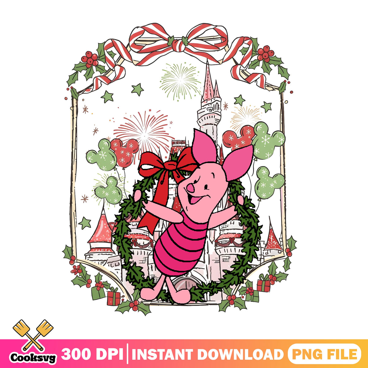 Christmas Light Piglet