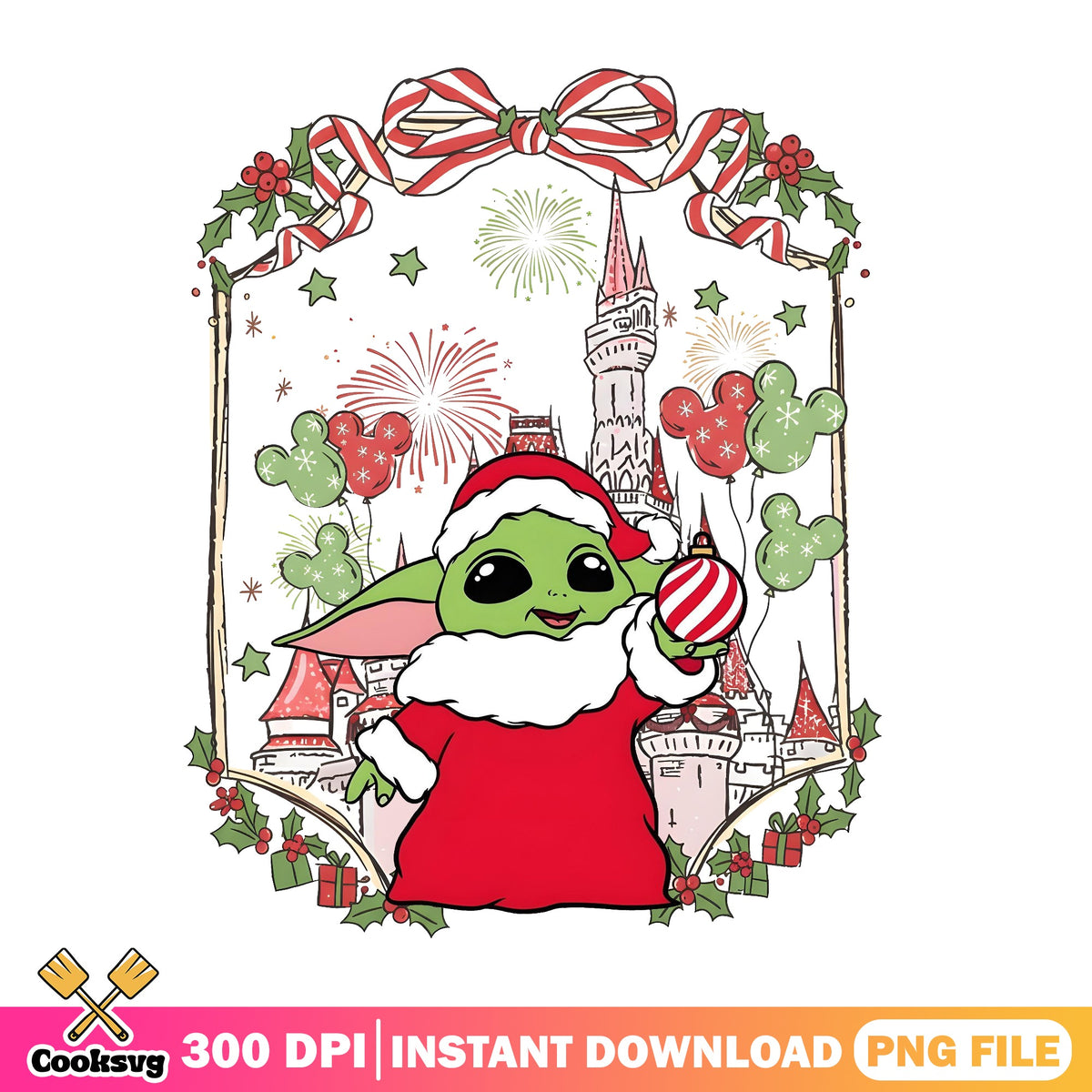 Christmas Light Yoda