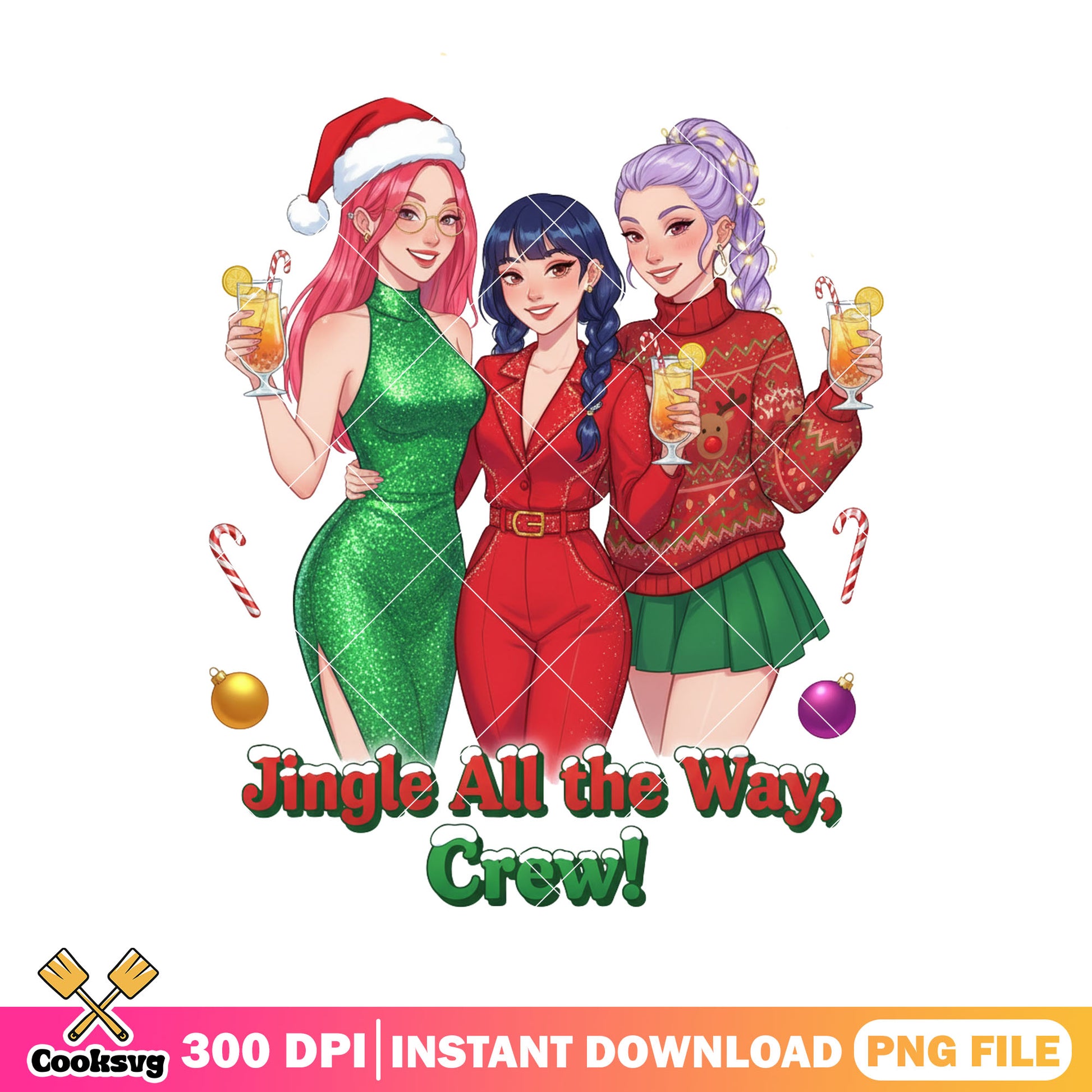 Christmas bodycon dress png, rumi huntrix png, kpop demon hunter png